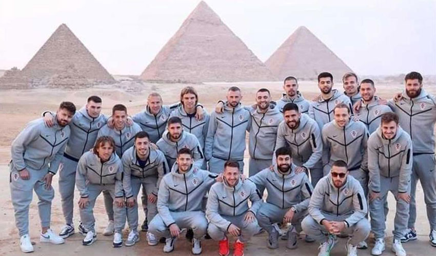 Croatian national football team explores ancient Egyptian wonders in Egypt